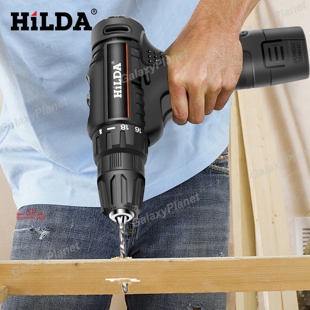 Mesin Bor Cordless HILDA